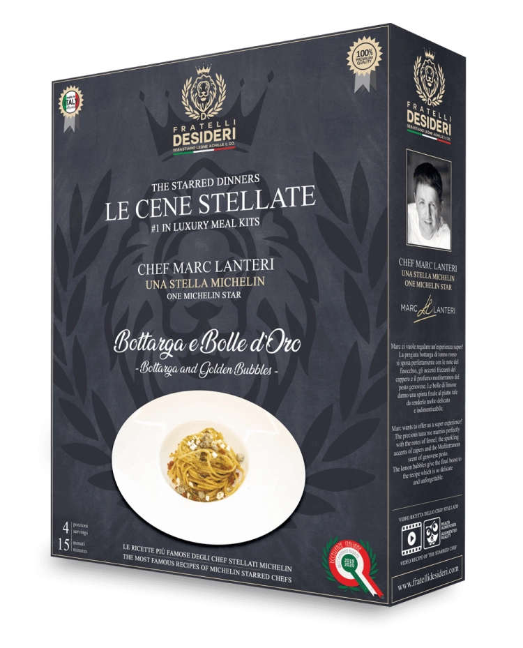 FRATELLI DESIDERI CENA STELLATA - BOTTARGA E BOLLE DORO - CHEF MARC LANTERI