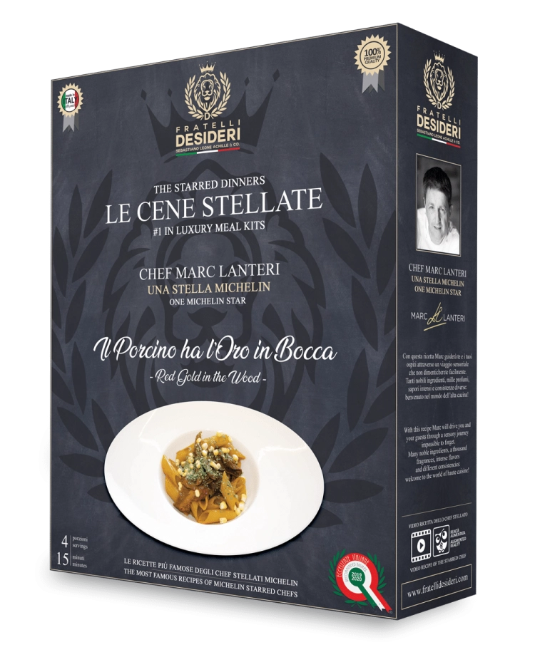 FRATELLI DESIDERI CENA STELLATA - IL PORCINO HA LORO IN BOCCA - CHEF MARC LANTERI