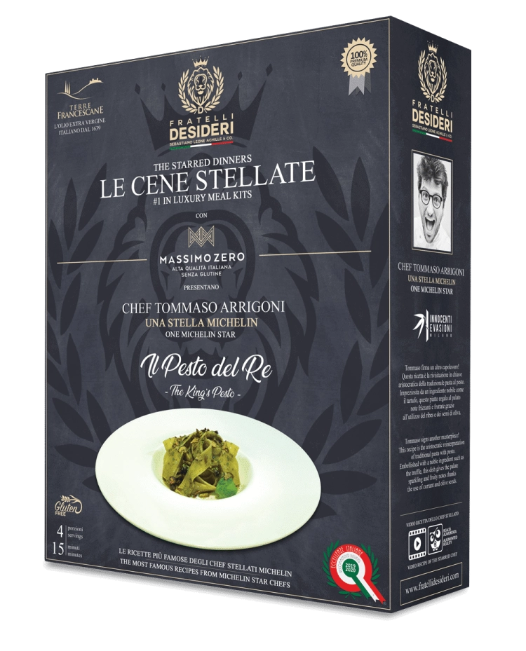 FRATELLI DESIDERI CENA STELLATA - IL PESTO DEL RE - CHEF TOMMASO ARRIGONI - Fratelli Desideri