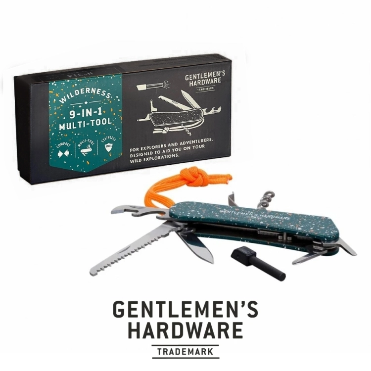 GENTLEMENS HARDWARE 9 IN 1 MULTI-TOOL