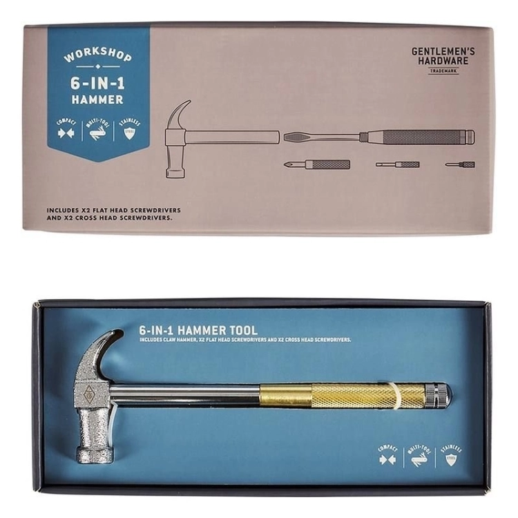 GENTLEMENS HARDWARE 6 IN 1 HAMMER - Gentlemens Hardware