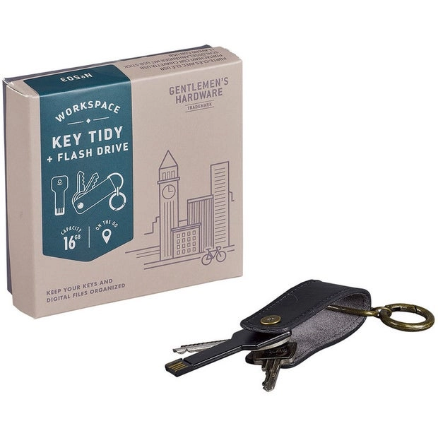 GENTLEMENS HARDWARE KEY TIDY WITH USB FLASH DRIVE, 16 GB - Gentlemens Hardware
