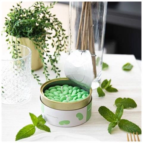 CANDLE HAND CANDELA MINT BEANS