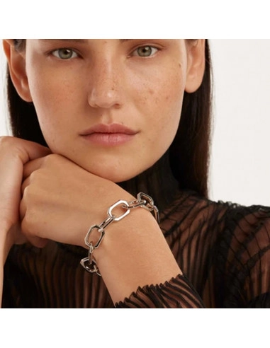 PDPAOLA BRACCIALE LARGE SIGNATURE CHAIN - P di PAOLA