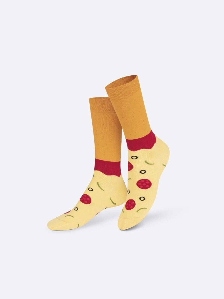 EAT MY SOCKS PIZZA SOCKS