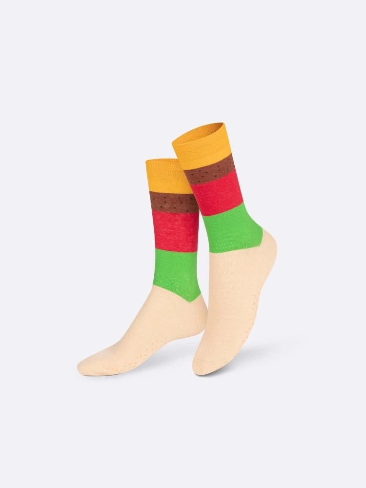 EAT MY SOCKS BURGER SOCKS - EAT MY SOCKS 