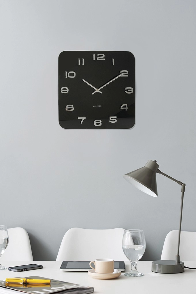 KARLSSON Wall Clock Vintage Squared - Karlsson