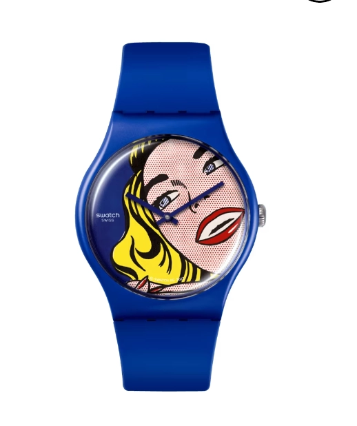 SWATCH ART JOURNEY 2023 - GIRL BY ROY LICHTENSTEIN, THE WATCH