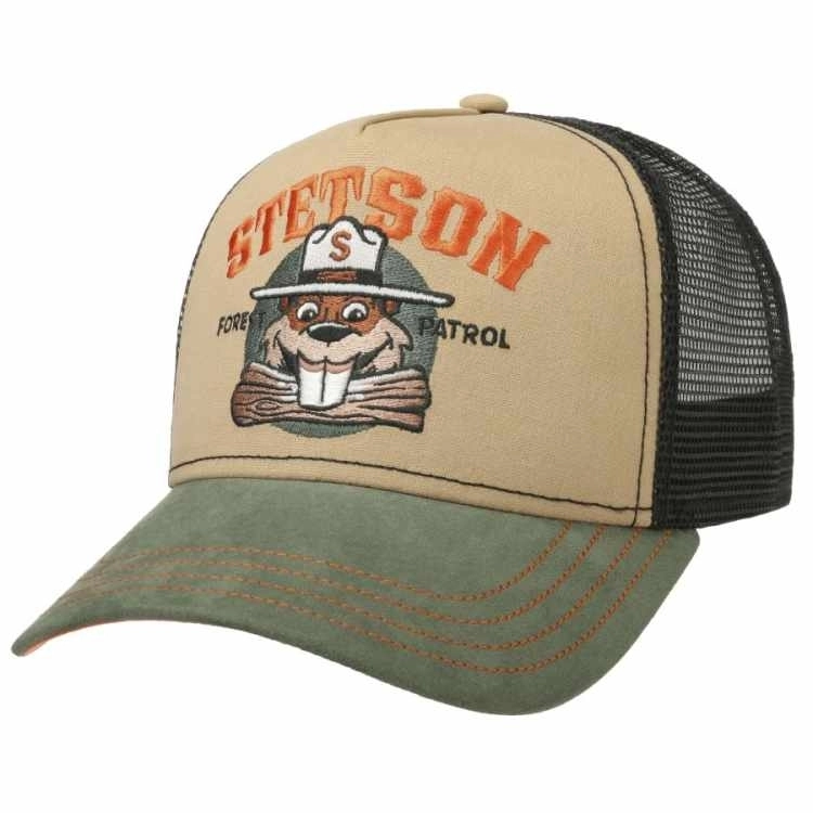 STETSON CAPPELLINO TRUCKER FOREST PATROL SMALL NERO - Stetson