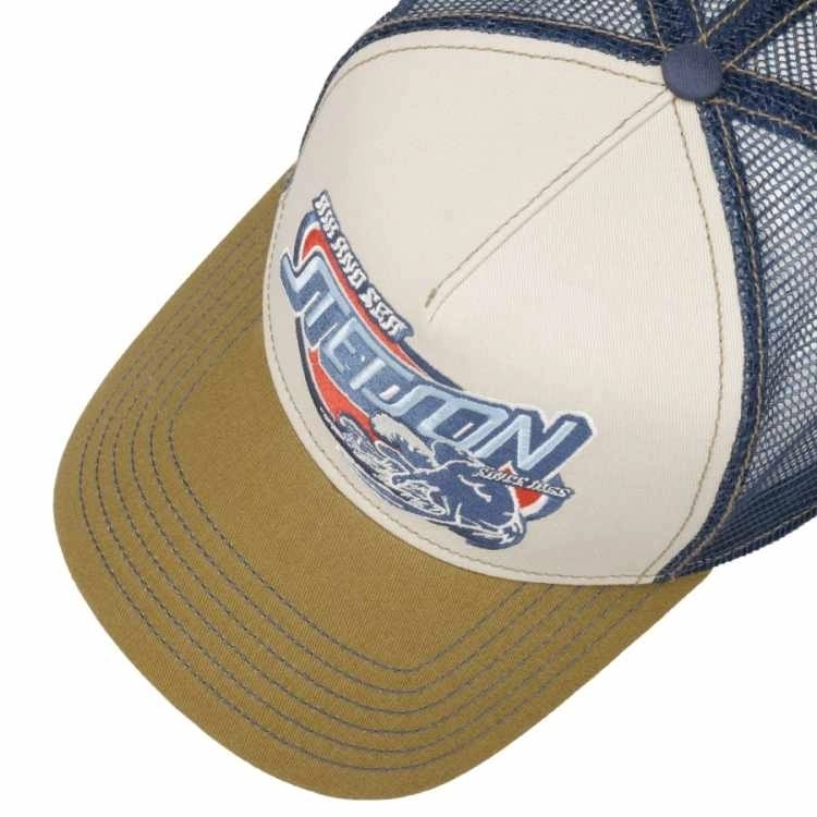 STETSON CAPPELLINO TRUCKER AIR AND SEA BLU