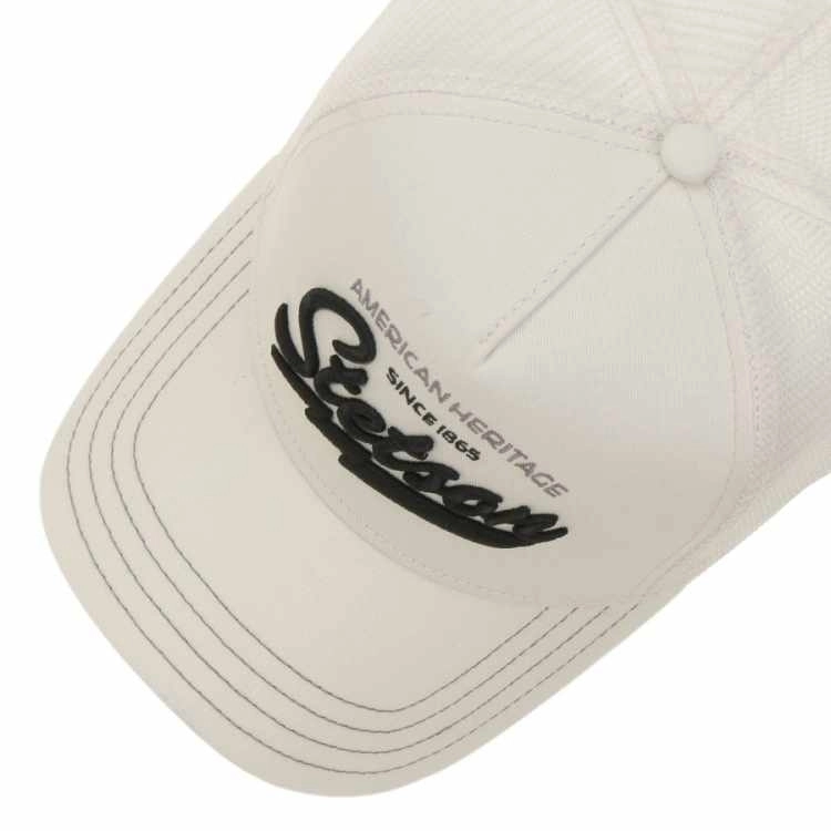 STETSON CAPPELLINO TRUCKER SINCE 1865 BIANCO CREMA