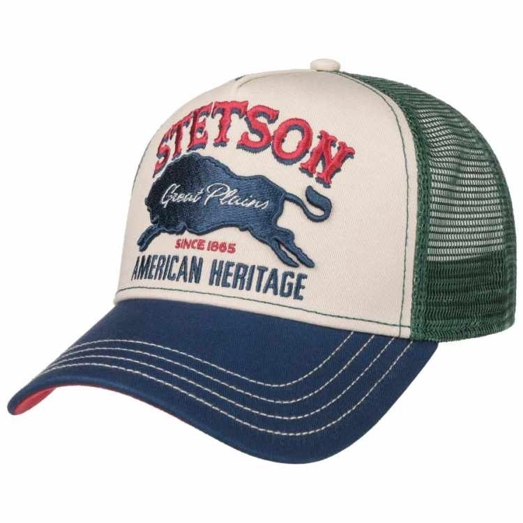 STETSON CAPPELLINO TRUCKER THE PLAINS VERDE