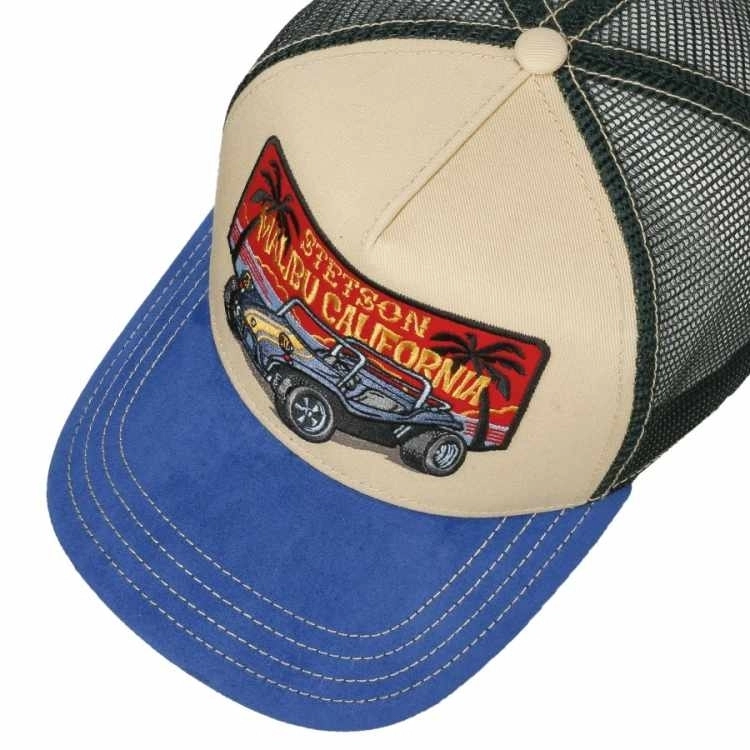 STETSON CAPPELLINO TRUCKER MALIBU CALIFORNIA BEIGE - Stetson