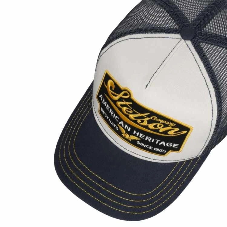 STETSON CAPPELLINO TRUCKER AMERICAN HERITAGE BLU SCURO