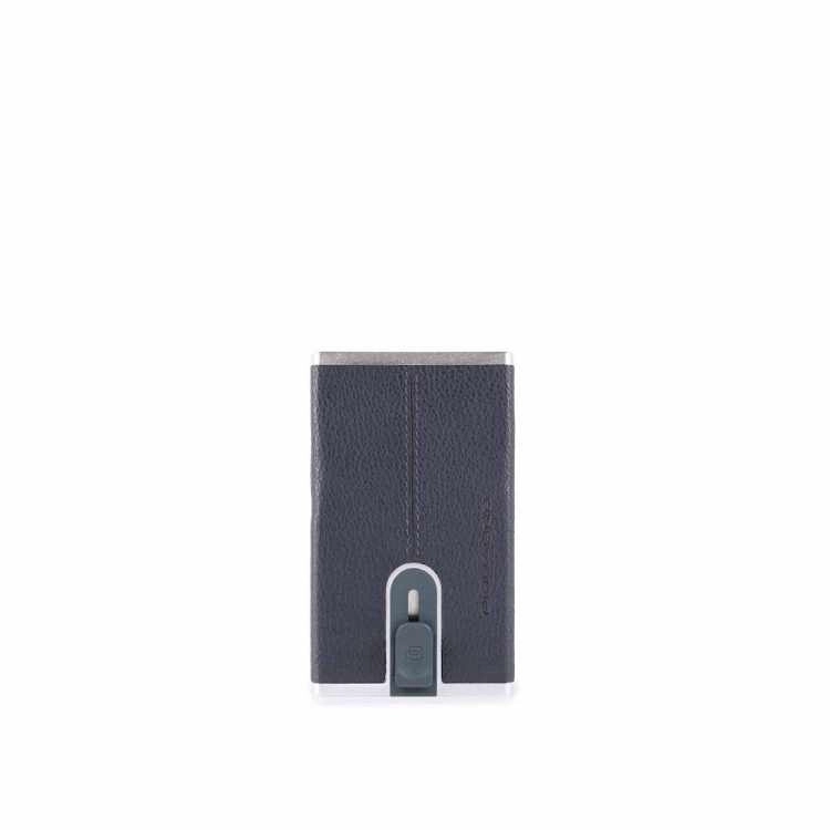 Piquadro Porta carte di credito con sliding system Black Square