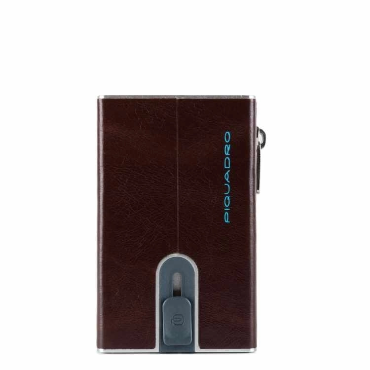 Piquadro Compact wallet per carte di credito Blue Square