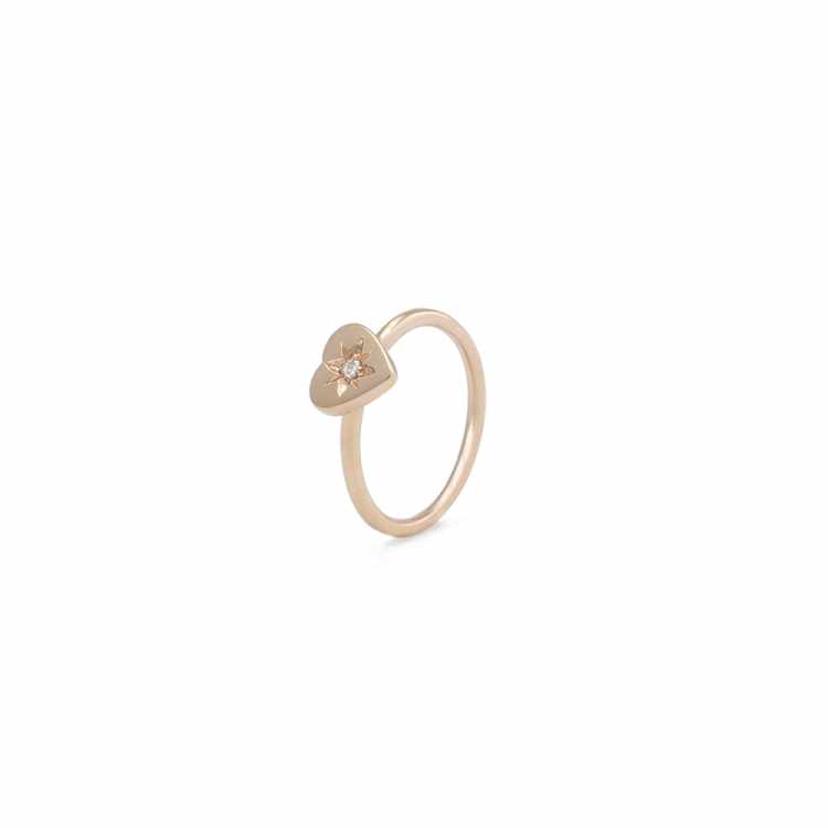 Anello con Cuore e Diamante Cuori e Frecce - CUORI & FRECCE