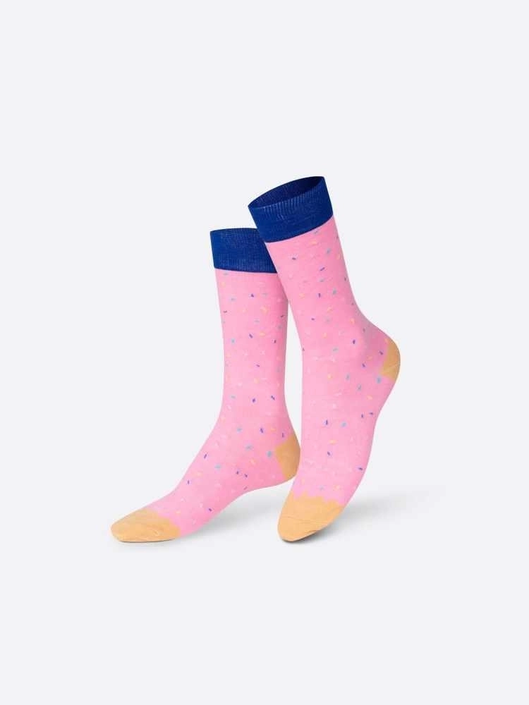 EAT MY SOCKS JOE'S DONUTS STRAWBERRY SOCKS