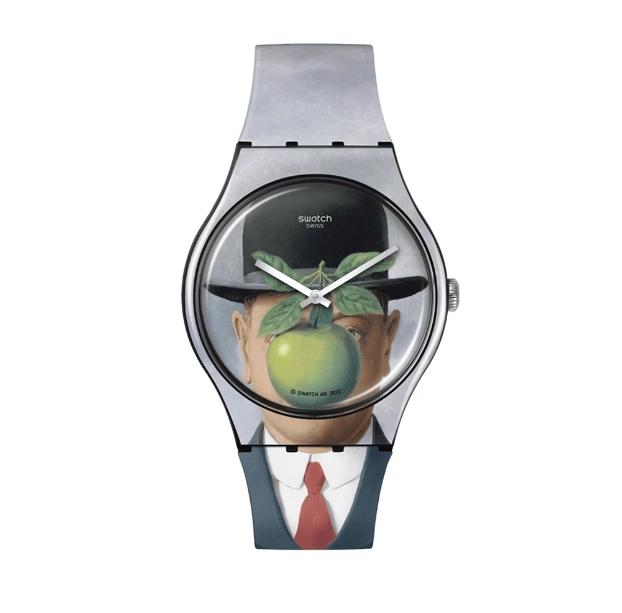 SWATCH ART JOURNEY 2023 - LE FILS DE L'HOMME BY RENE MAGRITTE - Swatch